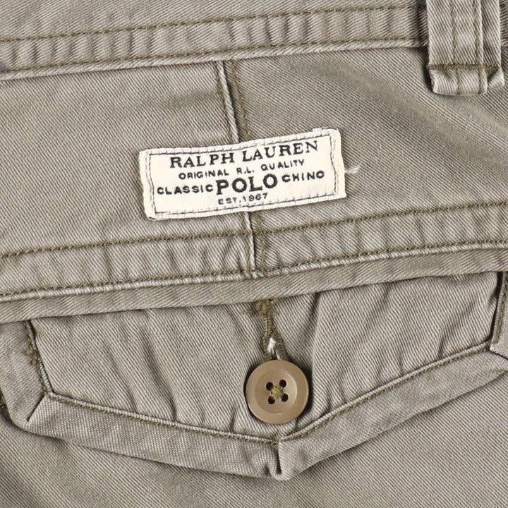 Ralph Lauren POLO RALPH LAUREN cargo shorts, half pants, men's size w34 cotton Khaki type Vintage Second Hand