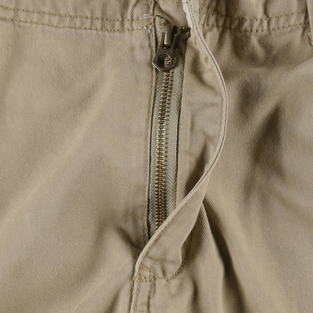Ralph Lauren POLO by Ralph Lauren cargo shorts, half pants, men's size w36 cotton Khaki type beige Vintage Second Hand