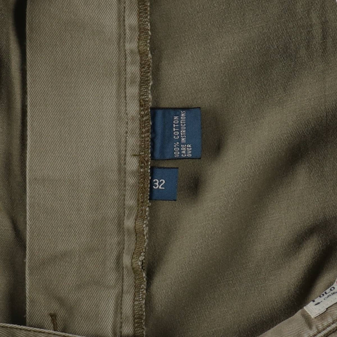 Ralph Lauren POLO by Ralph Lauren cargo shorts, half pants, men's size w34 cotton Khaki type Vintage Second Hand