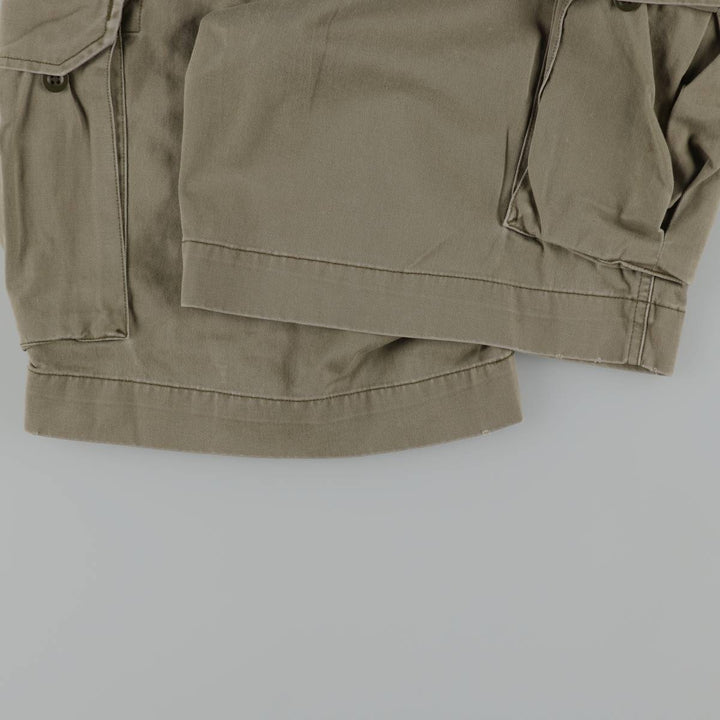 Ralph Lauren POLO by Ralph Lauren cargo shorts, half pants, men's size w34 cotton Khaki type Vintage Second Hand