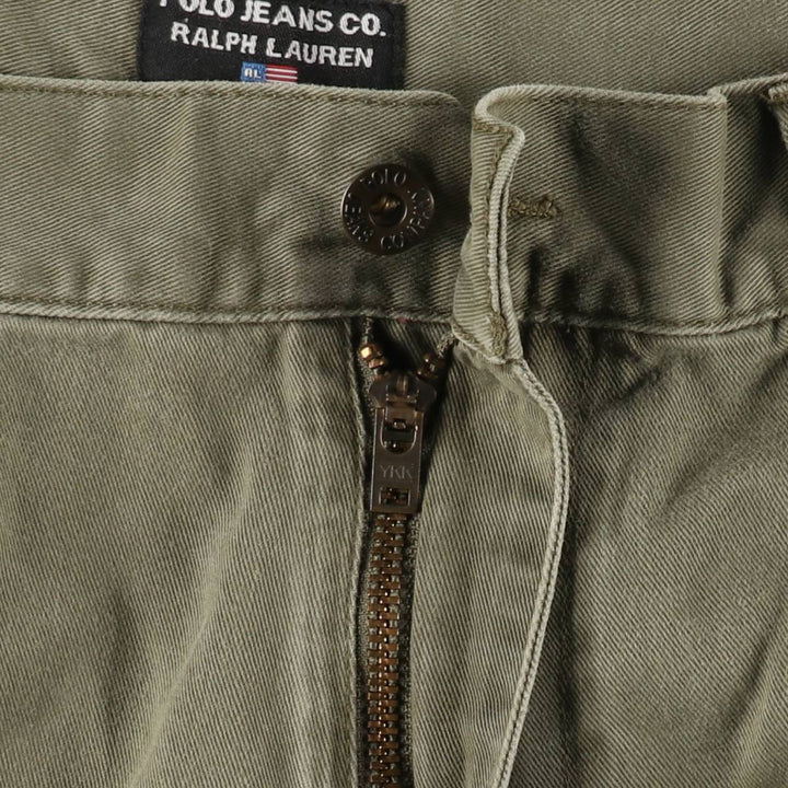 2000'S Ralph Lauren Polo Jeans Company cargo shorts, men's size W37 cotton Khaki type Vintage Second Hand