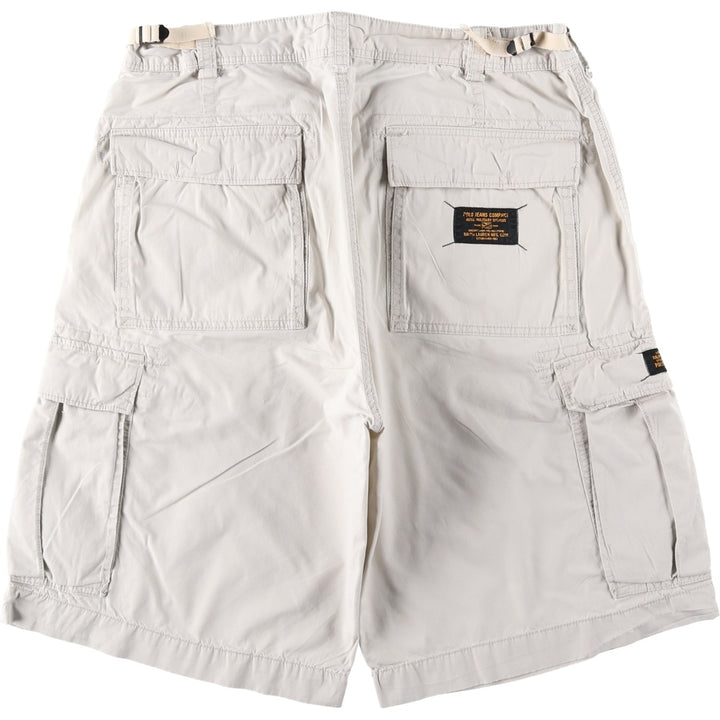 2000'S Ralph Lauren POLO JEANS COMPANY Cargo Shorts (Men's XL equivalent) cotton Beige type Vintage Second Hand
