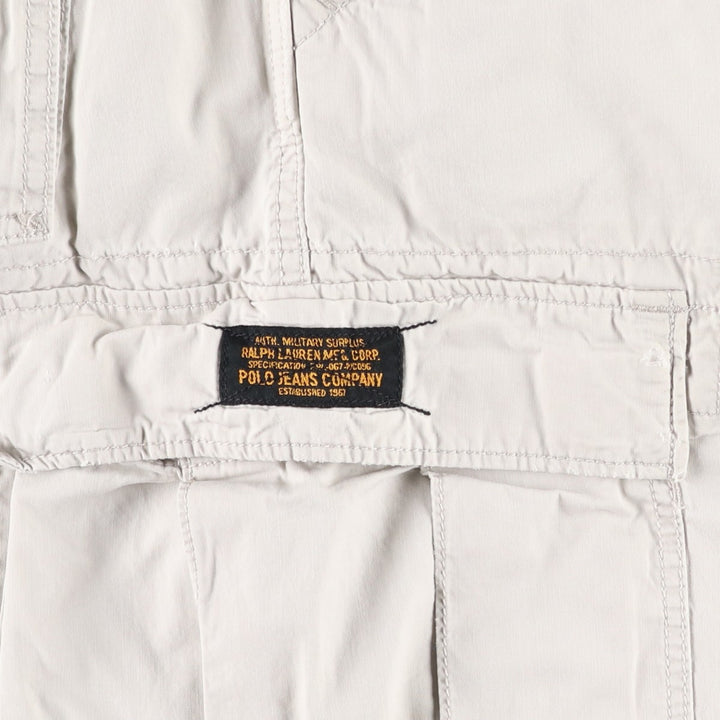 2000'S Ralph Lauren POLO JEANS COMPANY Cargo Shorts (Men's XL equivalent) cotton Beige type Vintage Second Hand