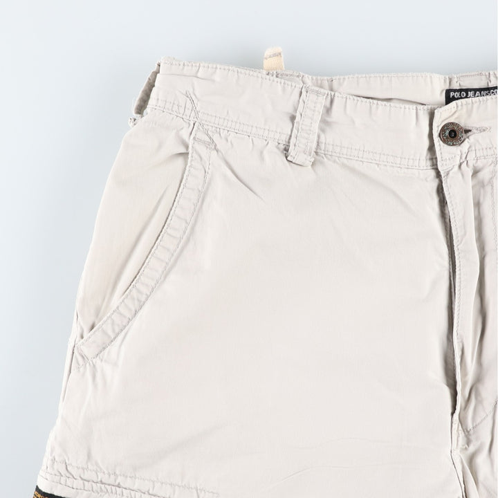 2000'S Ralph Lauren POLO JEANS COMPANY Cargo Shorts (Men's XL equivalent) cotton Beige type Vintage Second Hand