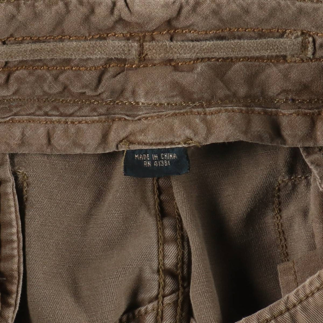 Ralph Lauren POLO by Ralph Lauren cargo shorts, men's size XL cotton Khaki type brown Vintage Second Hand