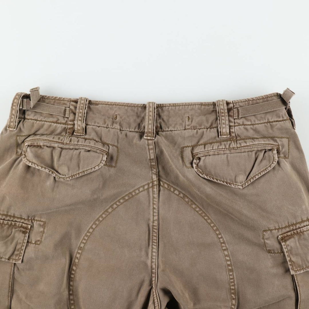 Ralph Lauren POLO by Ralph Lauren cargo shorts, men's size XL cotton Khaki type brown Vintage Second Hand