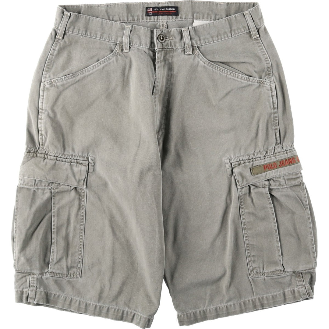 90s-00'S Ralph Lauren POLO JEANS COMPANY cargo shorts, men's size W34 (approx.) cotton Khaki type Vintage Second Hand