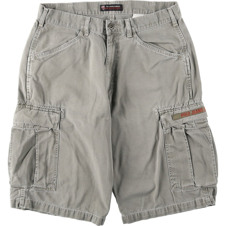 90s-00'S Ralph Lauren POLO JEANS COMPANY cargo shorts, men's size W34 (approx.) cotton Khaki type Vintage Second Hand