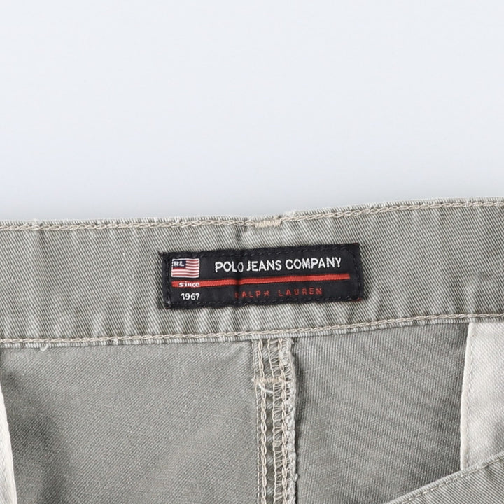 90s-00'S Ralph Lauren POLO JEANS COMPANY cargo shorts, men's size W34 (approx.) cotton Khaki type Vintage Second Hand