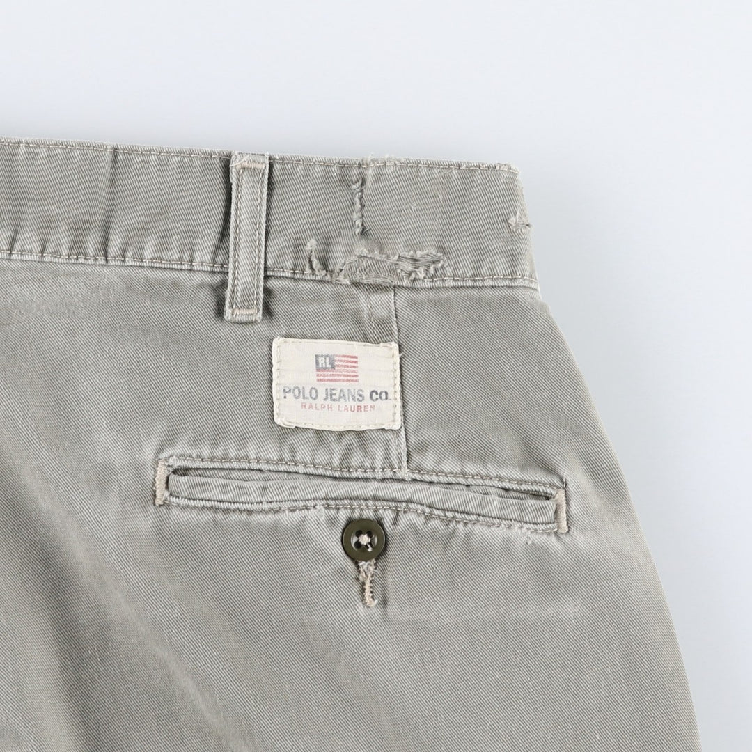 90s-00'S Ralph Lauren POLO JEANS COMPANY cargo shorts, men's size W34 (approx.) cotton Khaki type Vintage Second Hand