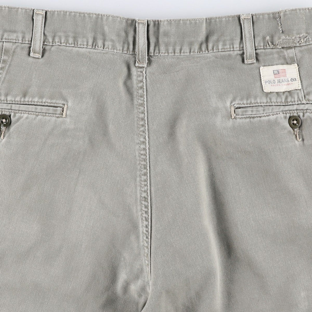 90s-00'S Ralph Lauren POLO JEANS COMPANY cargo shorts, men's size W34 (approx.) cotton Khaki type Vintage Second Hand