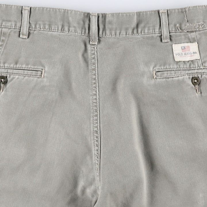 90s-00'S Ralph Lauren POLO JEANS COMPANY cargo shorts, men's size W34 (approx.) cotton Khaki type Vintage Second Hand