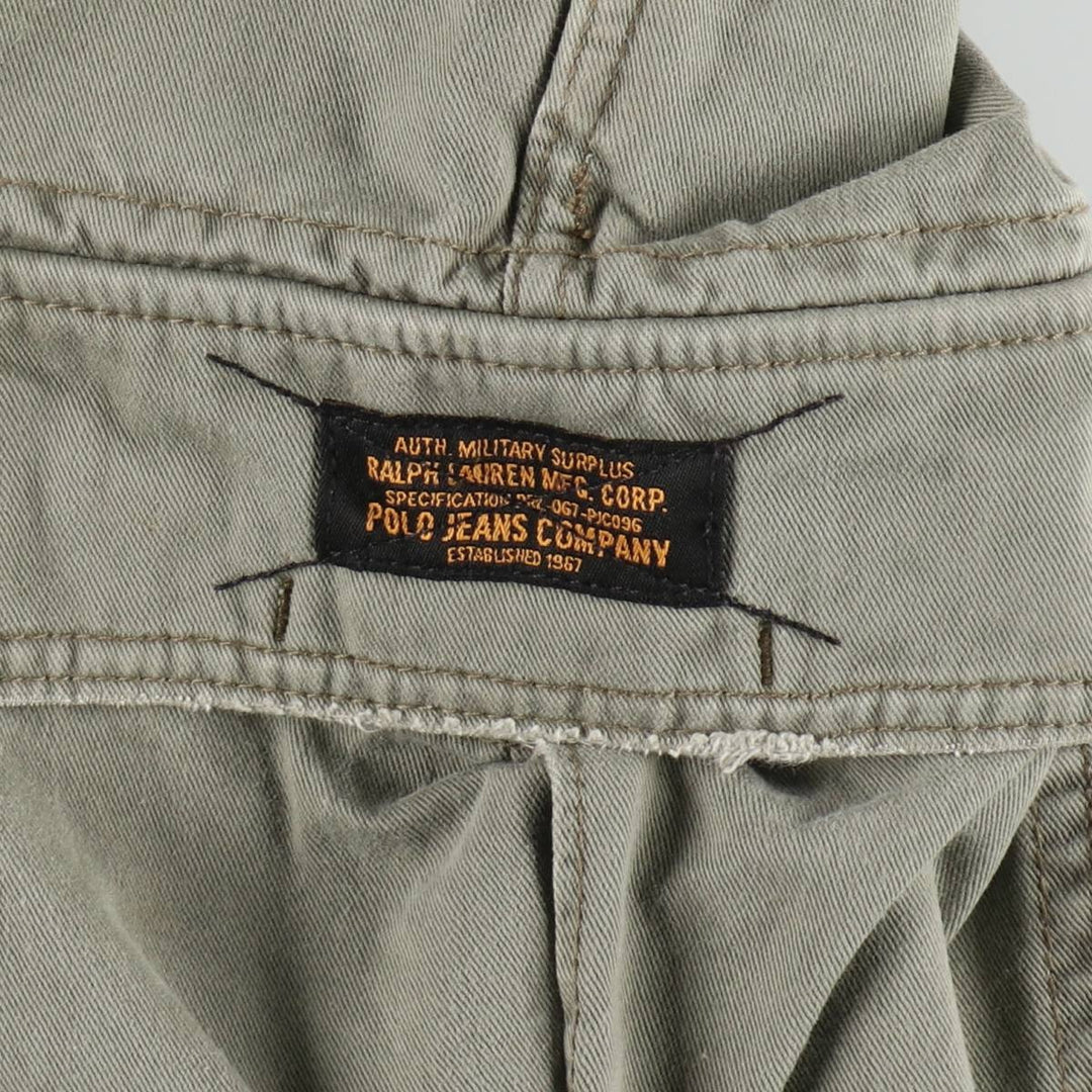 Ralph Lauren POLO JEANS COMPANY cargo shorts, men's size W38 (approx.) cotton Khaki type Vintage Second Hand