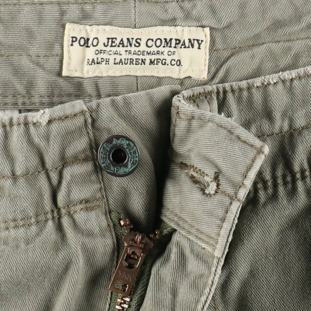 Ralph Lauren POLO JEANS COMPANY cargo shorts, men's size W38 (approx.) cotton Khaki type Vintage Second Hand