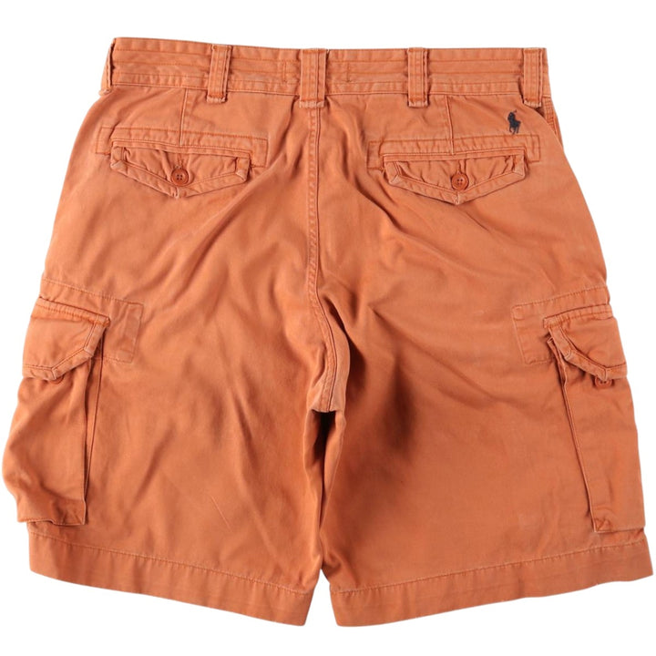Ralph Lauren POLO by Ralph Lauren cargo shorts, half pants, men's w37 equivalent cotton orange type Vintage Second Hand