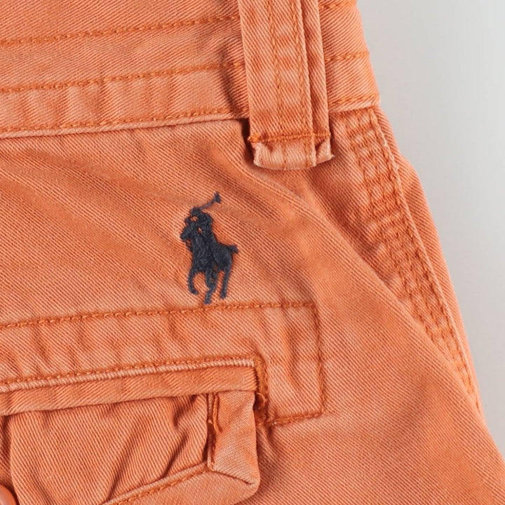 Ralph Lauren POLO by Ralph Lauren cargo shorts, half pants, men's w37 equivalent cotton orange type Vintage Second Hand