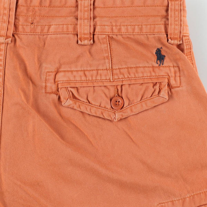 Ralph Lauren POLO by Ralph Lauren cargo shorts, half pants, men's w37 equivalent cotton orange type Vintage Second Hand