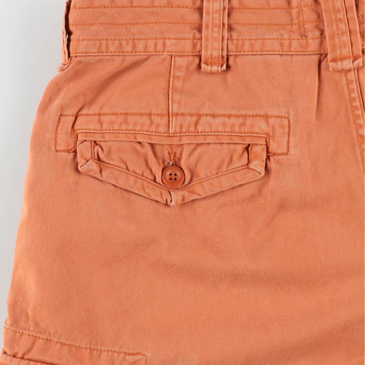 Ralph Lauren POLO by Ralph Lauren cargo shorts, half pants, men's w37 equivalent cotton orange type Vintage Second Hand