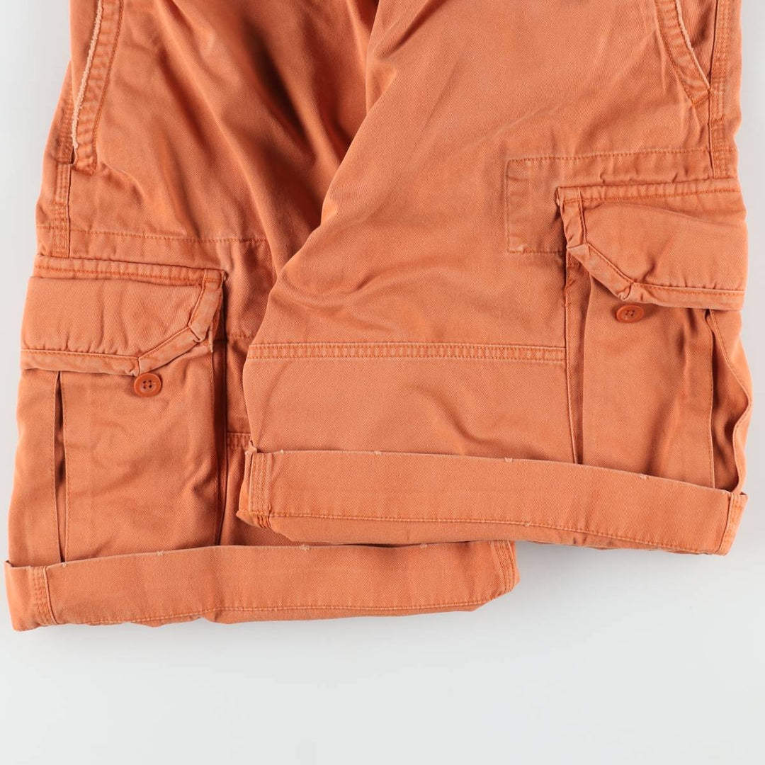 Ralph Lauren POLO by Ralph Lauren cargo shorts, half pants, men's w37 equivalent cotton orange type Vintage Second Hand