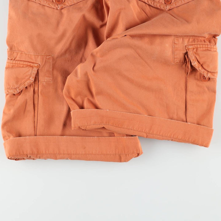 Ralph Lauren POLO by Ralph Lauren cargo shorts, half pants, men's w37 equivalent cotton orange type Vintage Second Hand