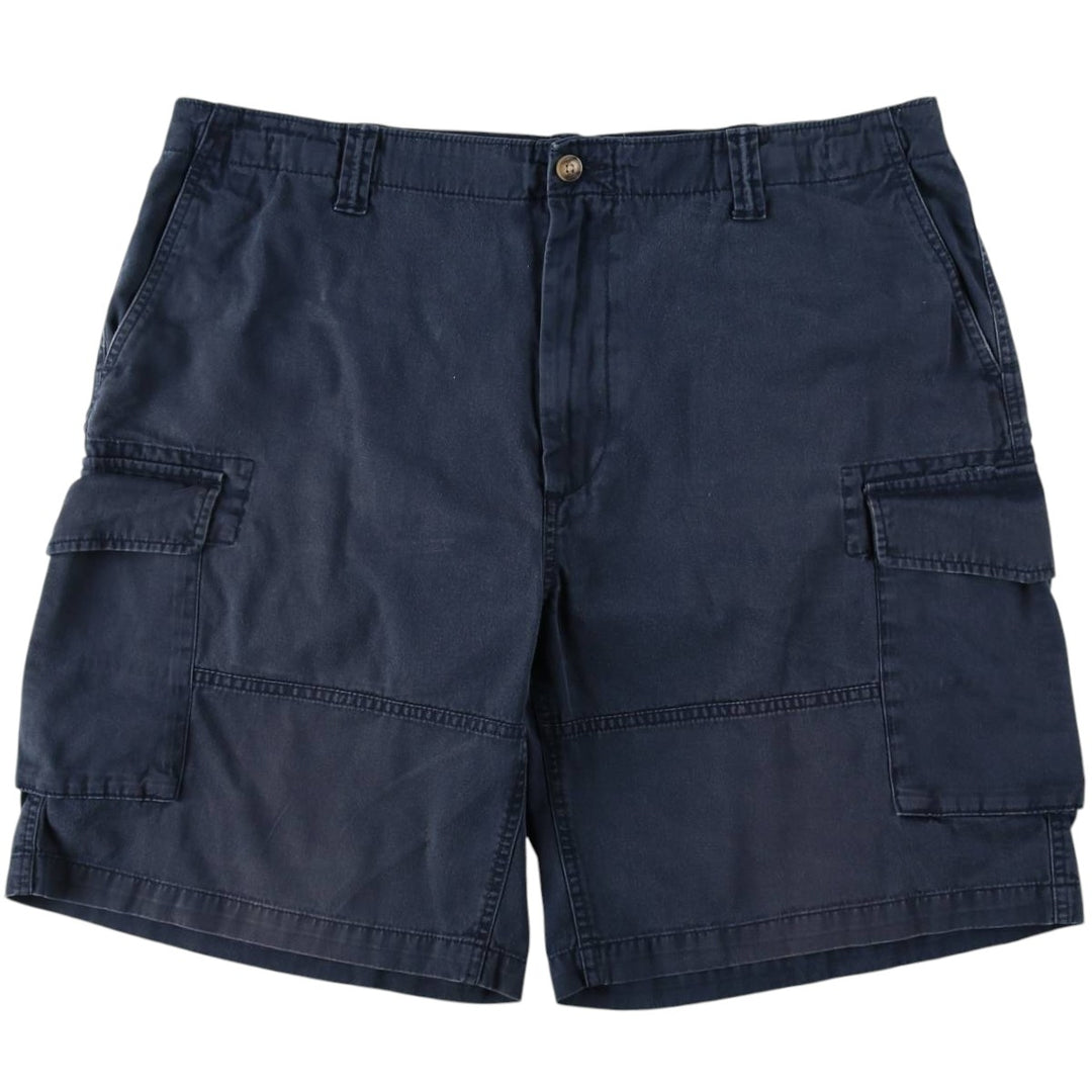 Ralph Lauren POLO RALPH LAUREN Relaxed Fit Big Size Cargo Shorts (Men's W40 equivalent) cotton navy blue type Vintage Second Hand