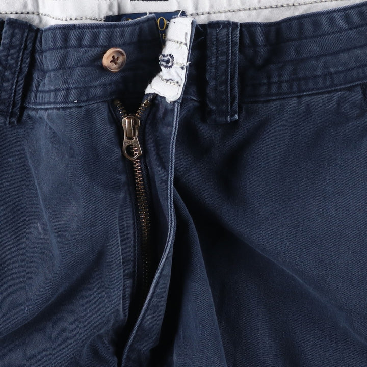 Ralph Lauren POLO RALPH LAUREN Chino Cargo Shorts, Men's Size W37 (approx.) cotton navy blue type Vintage Second Hand