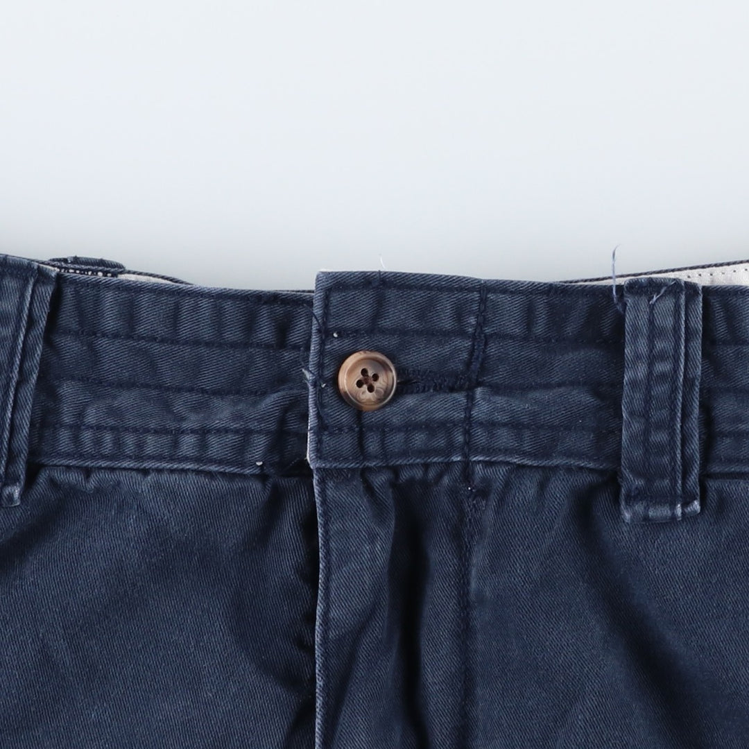 Ralph Lauren POLO RALPH LAUREN Chino Cargo Shorts, Men's Size W37 (approx.) cotton navy blue type Vintage Second Hand