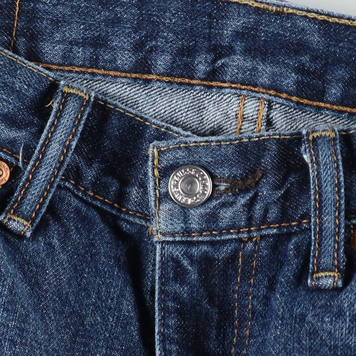 Levi's 505 denim shorts, short pants for men, size W34 unclear blue type Vintage Second Hand