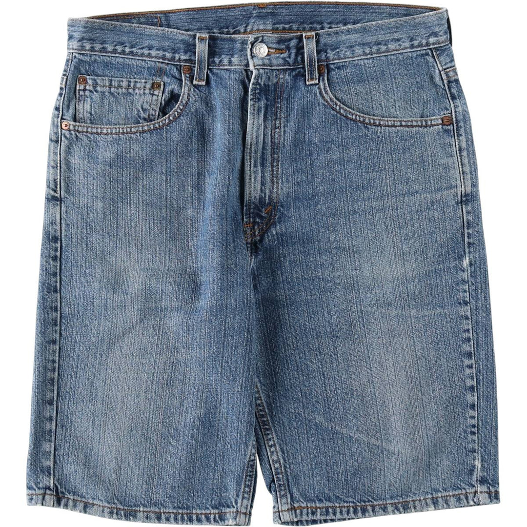 Levi's 505 Regular Fit Denim Shorts (Men's W35 equivalent) cotton blue type Vintage Second Hand