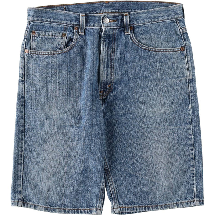 Levi's 505 Regular Fit Denim Shorts (Men's W35 equivalent) cotton blue type Vintage Second Hand