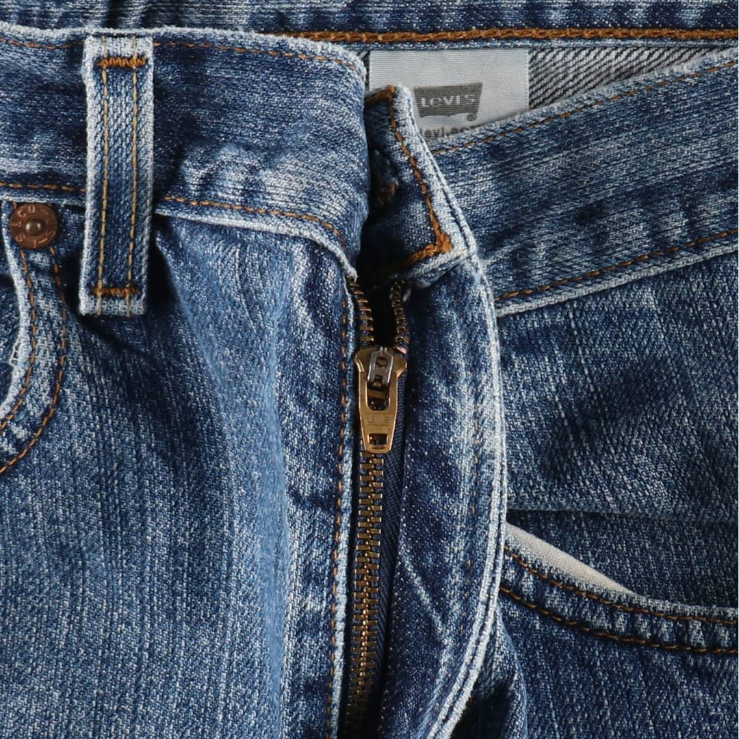 Levi's 505 Regular Fit Denim Shorts (Men's W35 equivalent) cotton blue type Vintage Second Hand