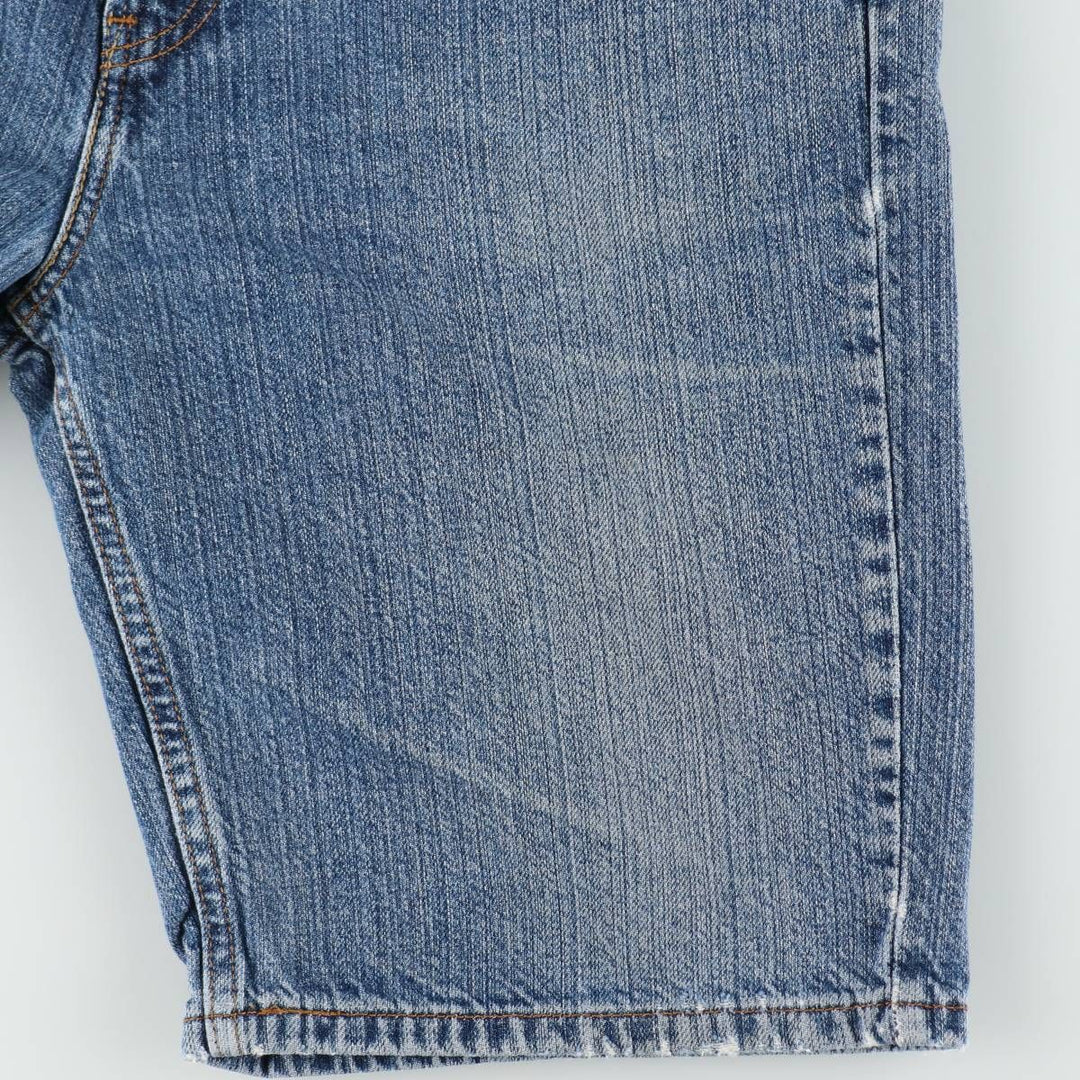 Levi's 505 Regular Fit Denim Shorts (Men's W35 equivalent) cotton blue type Vintage Second Hand