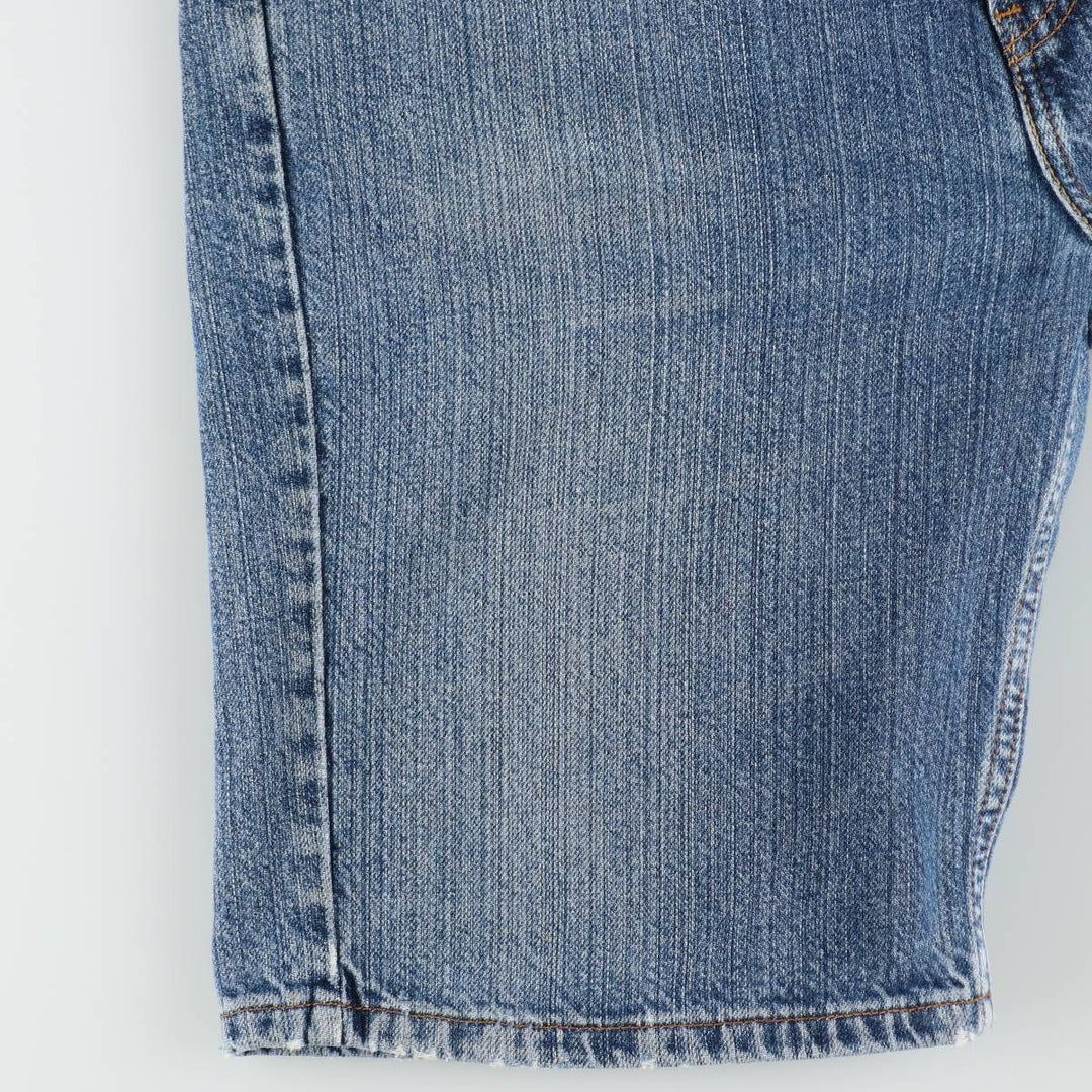 Levi's 505 Regular Fit Denim Shorts (Men's W35 equivalent) cotton blue type Vintage Second Hand