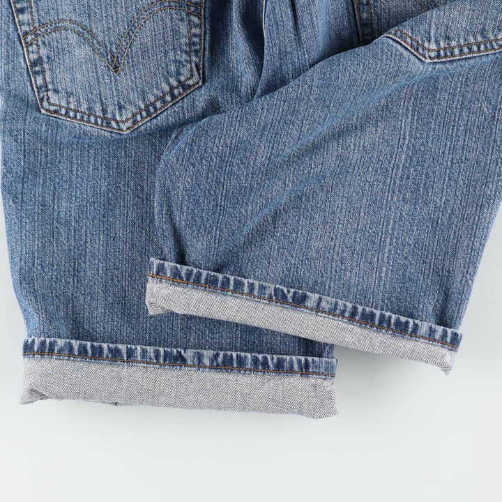 Levi's 505 Regular Fit Denim Shorts (Men's W35 equivalent) cotton blue type Vintage Second Hand