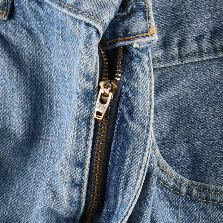 Levi's 505 denim shorts, men's size W37 (approx.) cotton blue type Vintage Second Hand