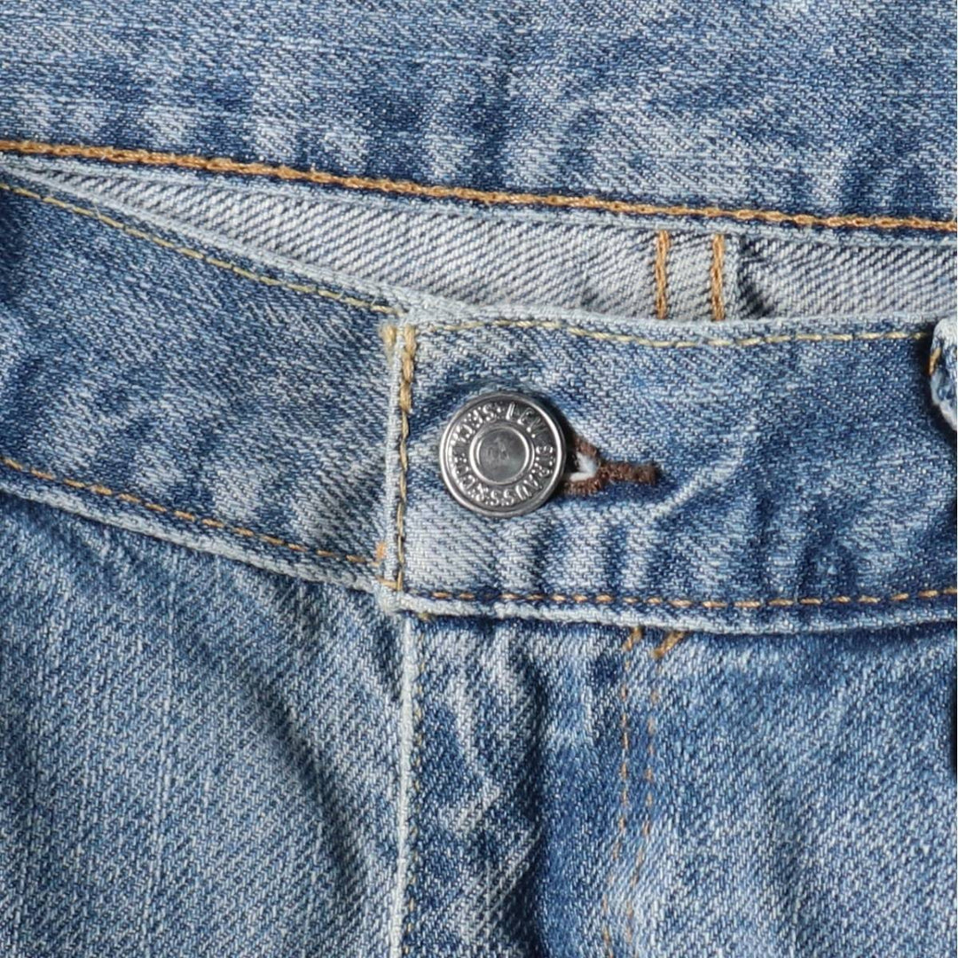 Levi's 505 denim shorts, men's size W37 (approx.) cotton blue type Vintage Second Hand