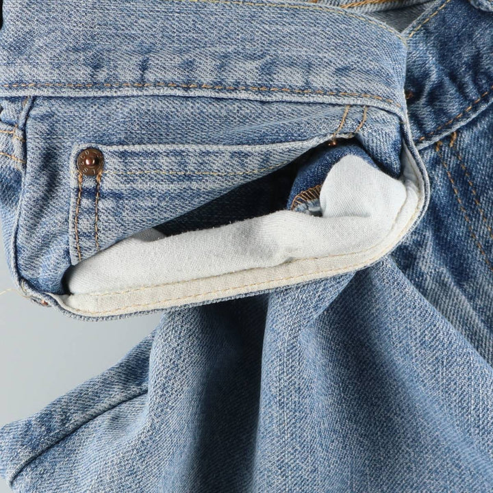 Levi's 505 denim shorts, men's size W37 (approx.) cotton blue type Vintage Second Hand