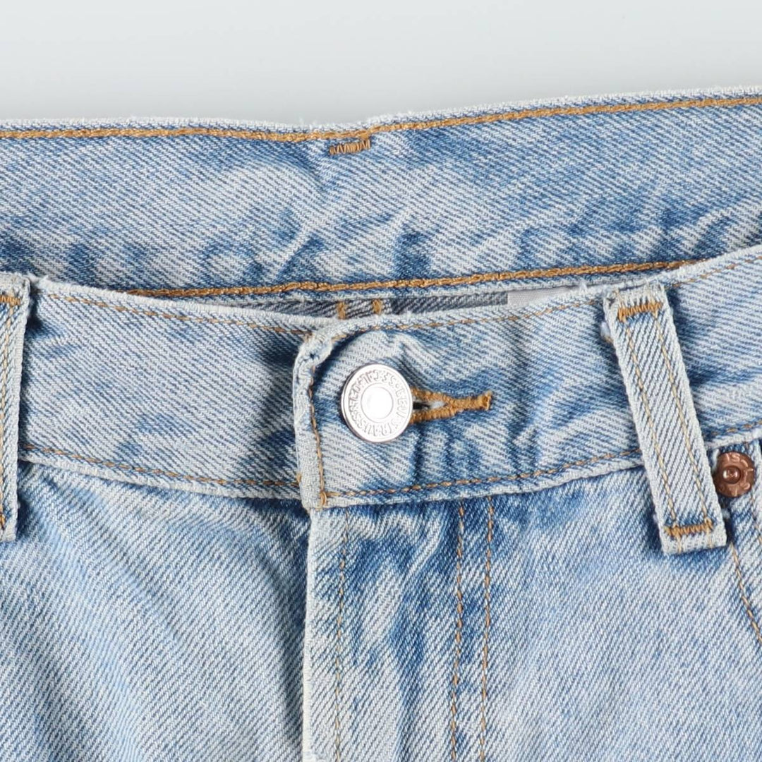 Levi's 505 REGULAR FIT denim shorts, short pants, men's size w34 cotton blue type Vintage Second Hand