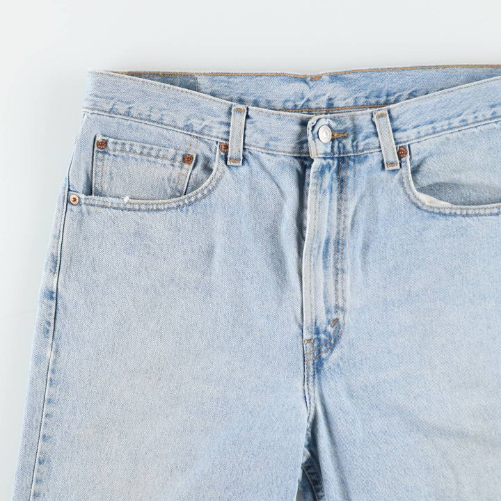 Levi's 505 REGULAR FIT denim shorts, short pants, men's size w34 cotton blue type Vintage Second Hand