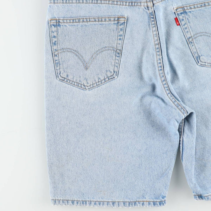 Levi's 505 REGULAR FIT denim shorts, short pants, men's size w34 cotton blue type Vintage Second Hand