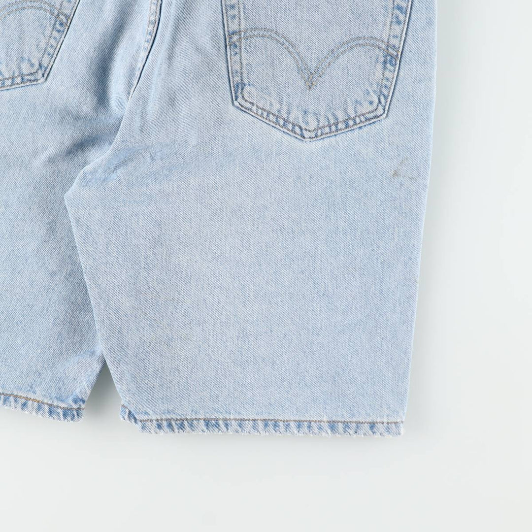 Levi's 505 REGULAR FIT denim shorts, short pants, men's size w34 cotton blue type Vintage Second Hand