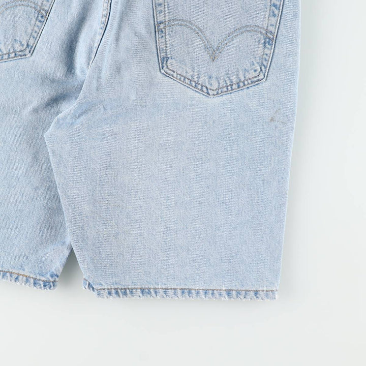 Levi's 505 REGULAR FIT denim shorts, short pants, men's size w34 cotton blue type Vintage Second Hand