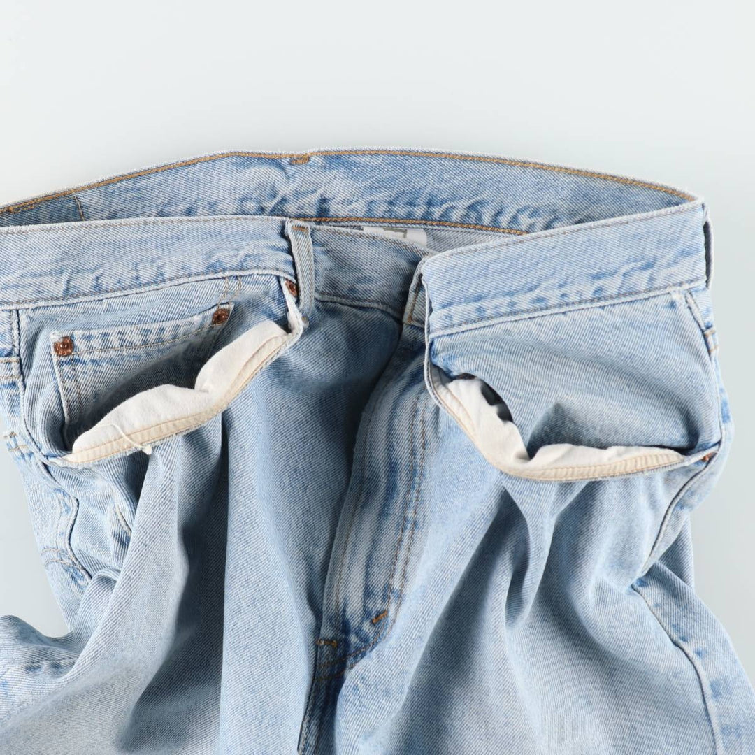 Levi's 505 REGULAR FIT denim shorts, short pants, men's size w34 cotton blue type Vintage Second Hand