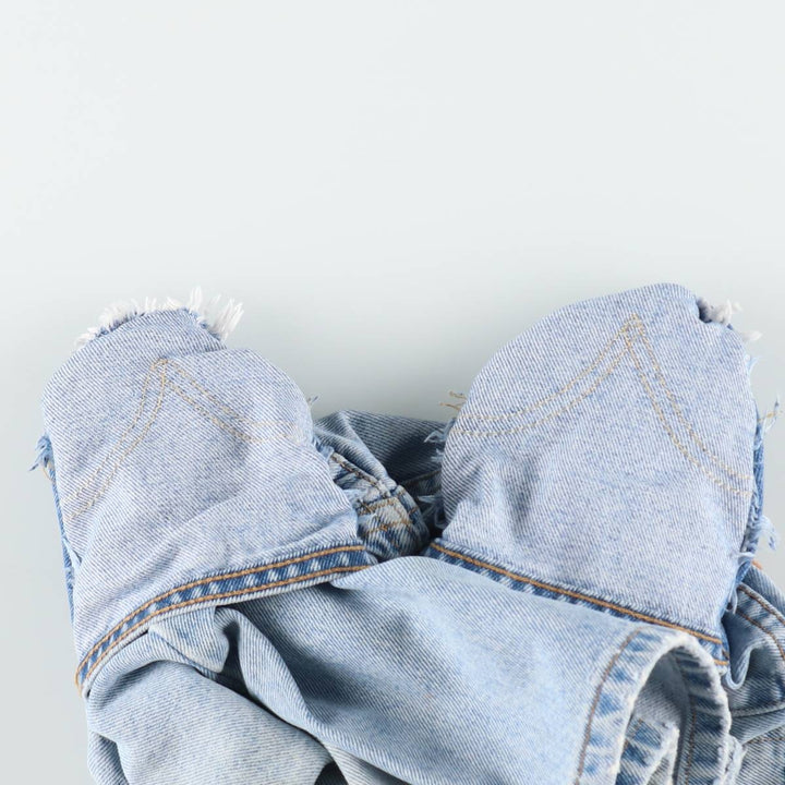 Levi's 505 REGULAR FIT denim shorts, short pants, men's size w34 cotton blue type Vintage Second Hand