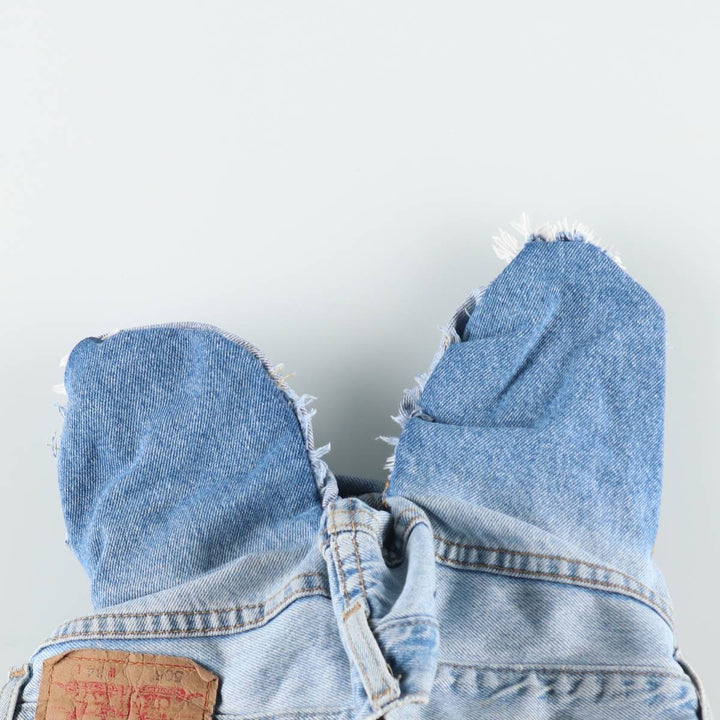 Levi's 505 REGULAR FIT denim shorts, short pants, men's size w34 cotton blue type Vintage Second Hand