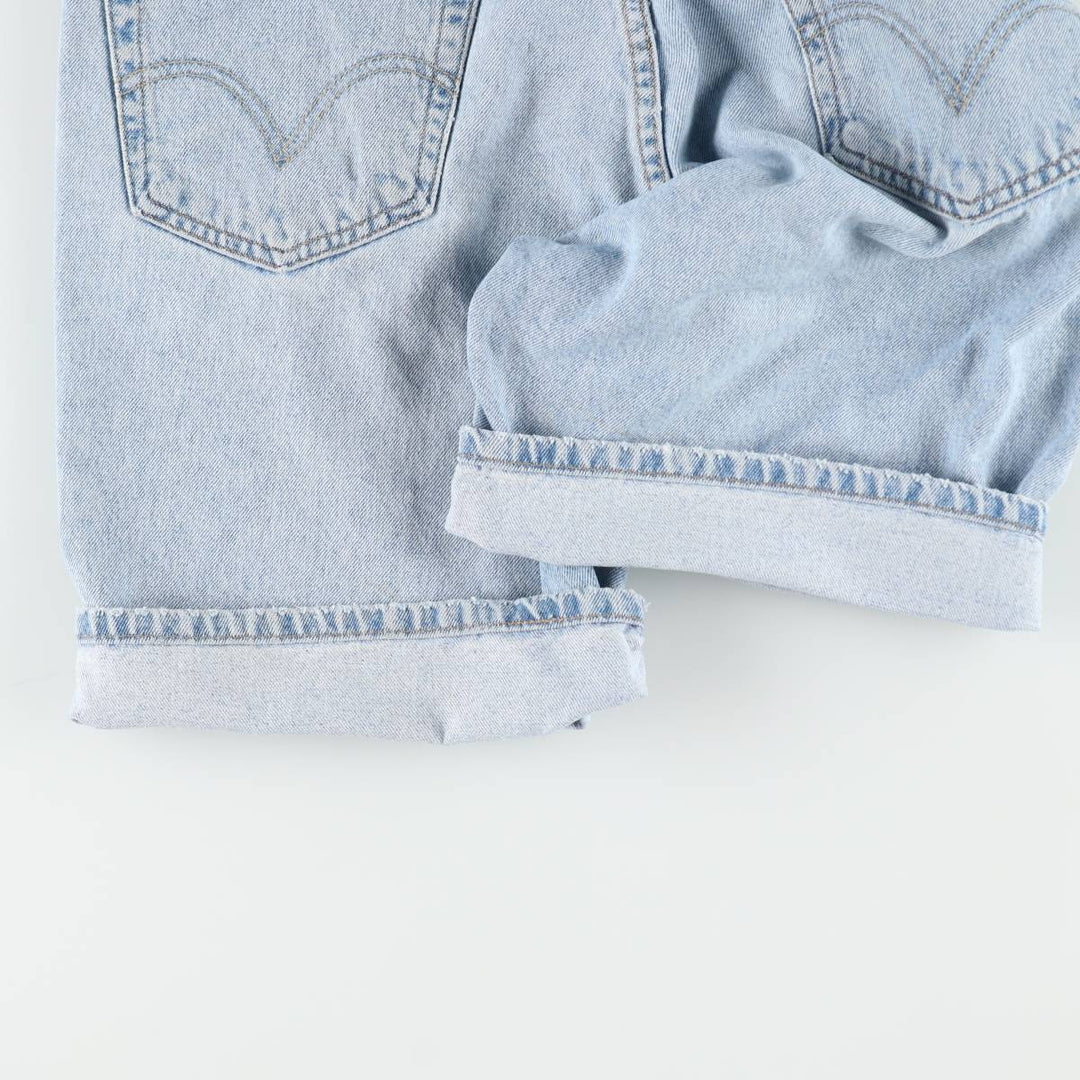Levi's 505 REGULAR FIT denim shorts, short pants, men's size w34 cotton blue type Vintage Second Hand