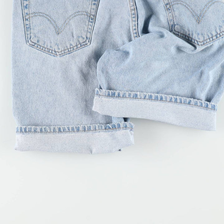 Levi's 505 REGULAR FIT denim shorts, short pants, men's size w34 cotton blue type Vintage Second Hand