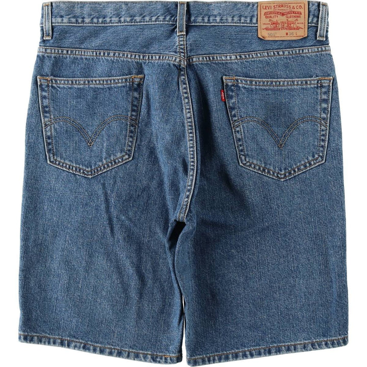 Levi's 505 Regular Fit Denim Shorts (Men's W38 equivalent) cotton blue type Vintage Second Hand