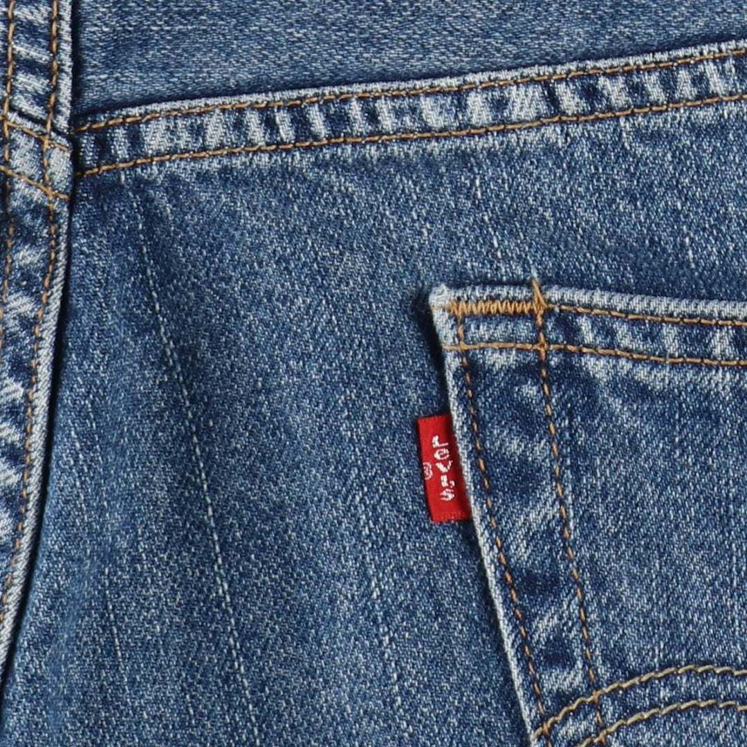 Levi's 505 Regular Fit Denim Shorts (Men's W38 equivalent) cotton blue type Vintage Second Hand