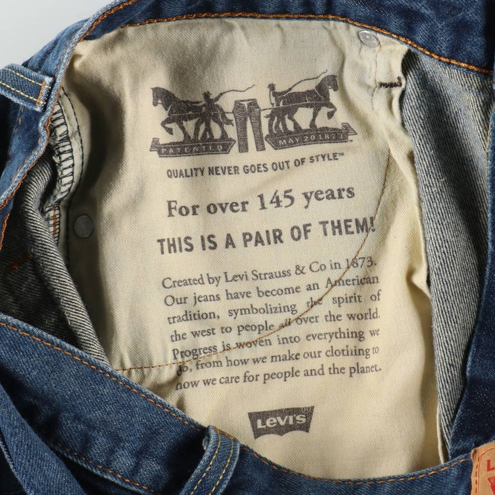 Levi's 569 Denim Shorts, Half Pants, Men's Size 37 cotton blue type Vintage Second Hand
